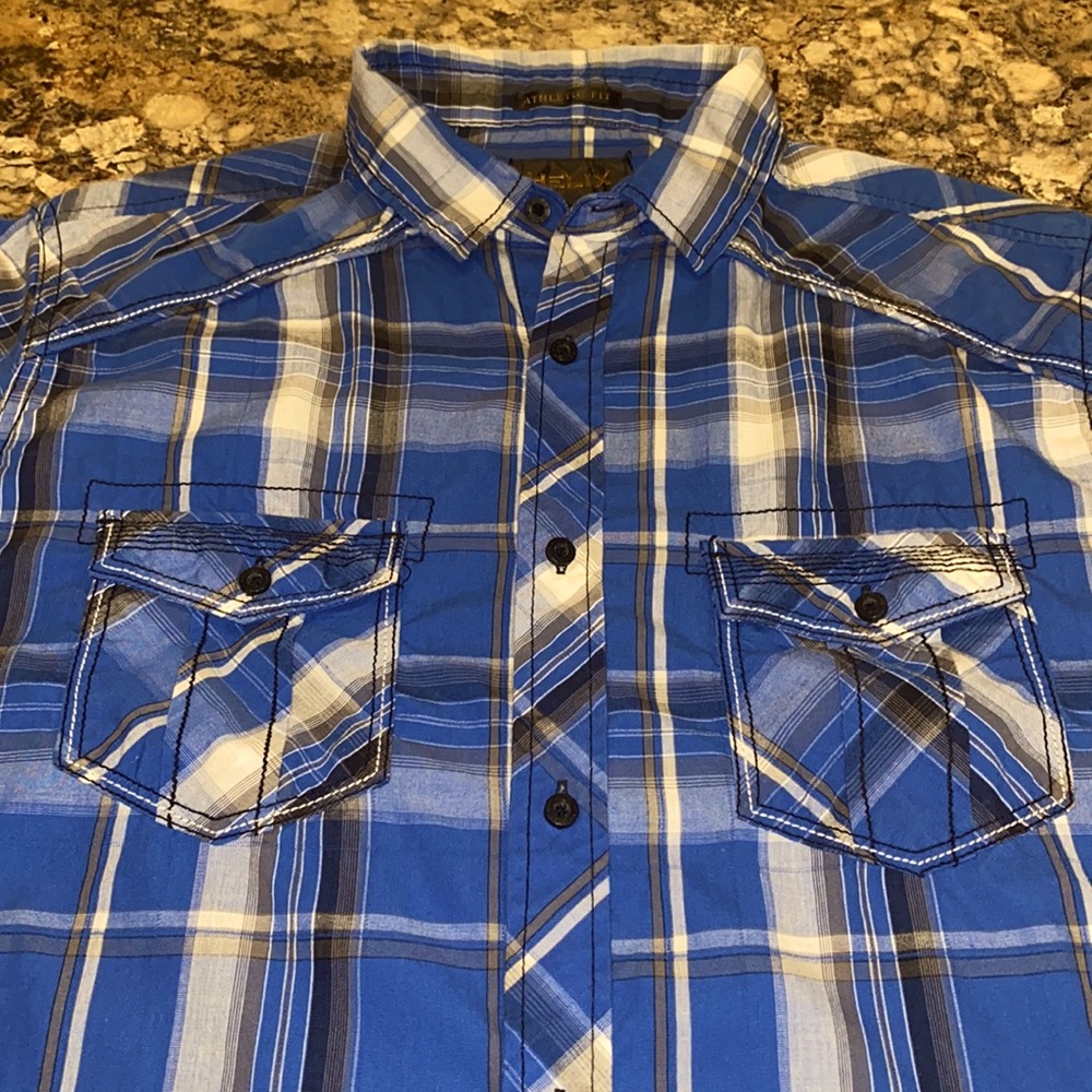 Mens, large, button-down